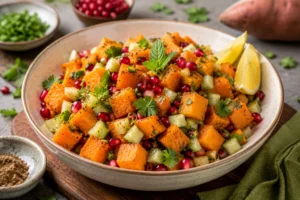 Boiled Sweet Potato Chaat