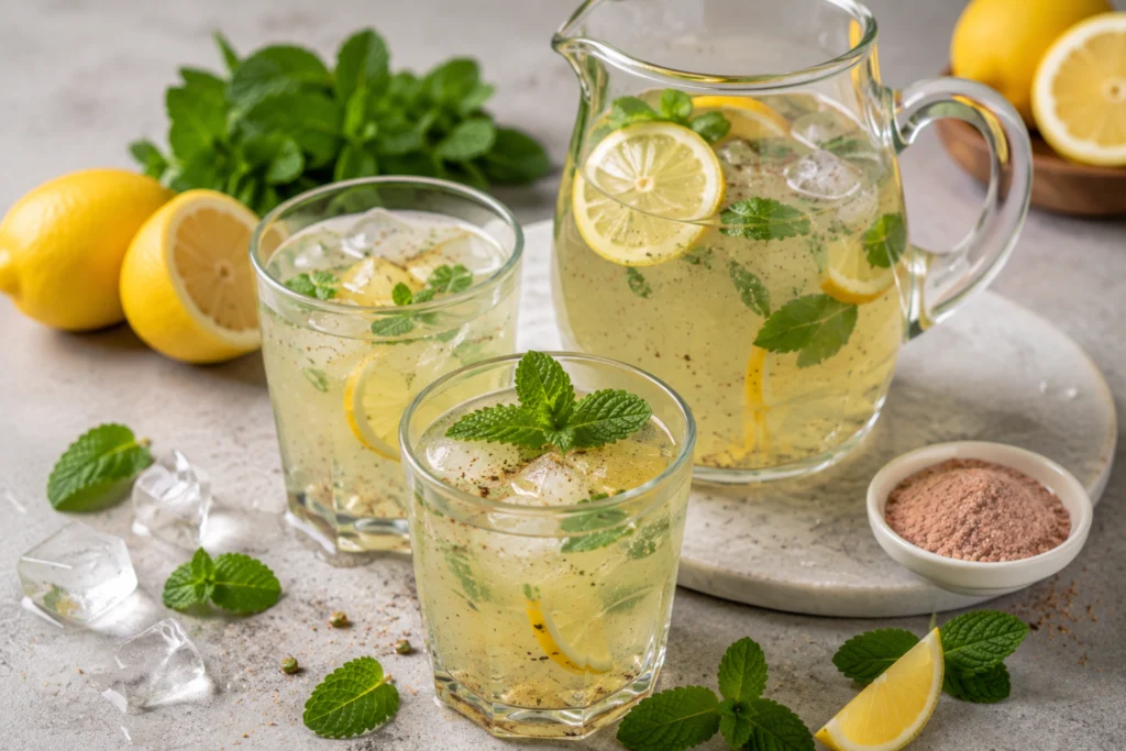 Mint Lemon Detox Drink