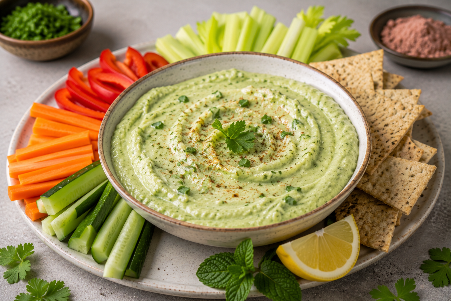 Avocado Yogurt Dip