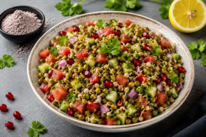 Sprouted Moong Chaat